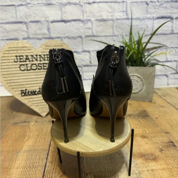 L.A.M.B Deedra Black on Black Booties - Picture 5 of 12